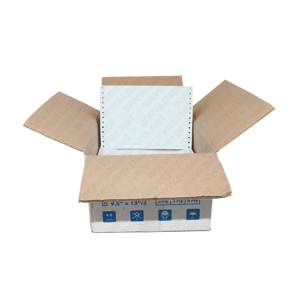 SJ Orange Continuous Form NCR Folio 9,5″ × 13″ 5 PLY Bagi 2 — detail