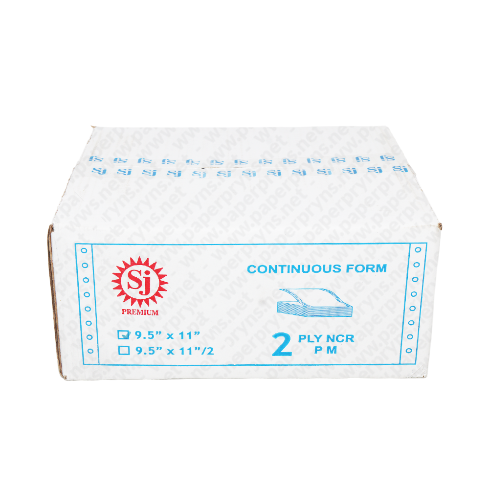 SJ Premium Continuous Form NCR 9,5 x 11 2 PLY Utuh tampak depan