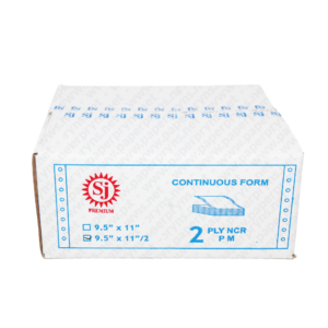 SJ Premium Continuous Form NCR 9,5 x 11 2 PLY Bagi 2 tampak depan