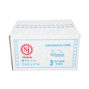 SJ Premium Continuous Form NCR 9,5 x 11 3 PLY Utuh tampak depan
