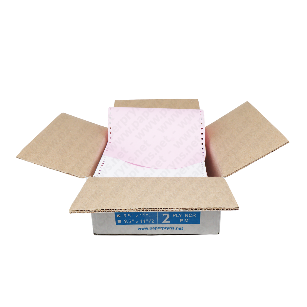 Paperpryns Continuous Form NCR 9,5″ × 11″ 2 PLY Utuh — detail