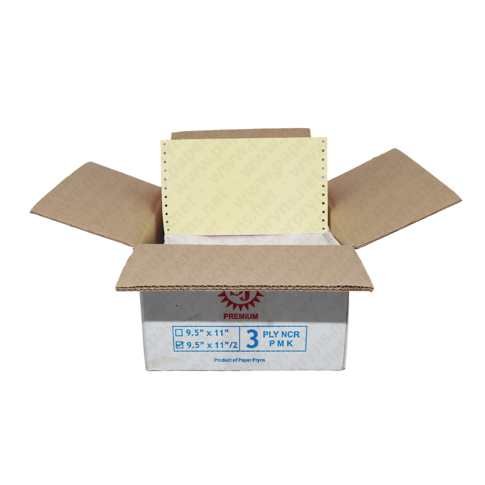 SJ Premium Continuous Form NCR 9,5″ × 11″ 3 PLY Bagi 2 — detail