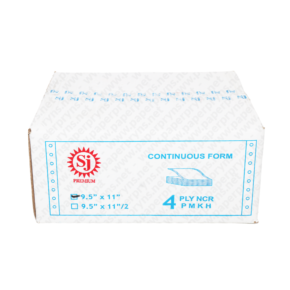 SJ Premium Continuous Form NCR 9,5″ × 11″ 4 PLY Utuh