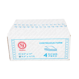 SJ Premium Continuous Form NCR 9,5 x 11 4 PLY Bagi 2 tampak depan