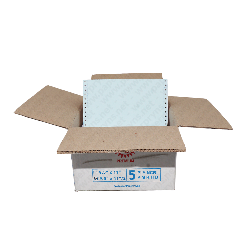 SJ Premium Continuous Form NCR 9,5″ × 11″ 5 PLY Bagi 2 — detail