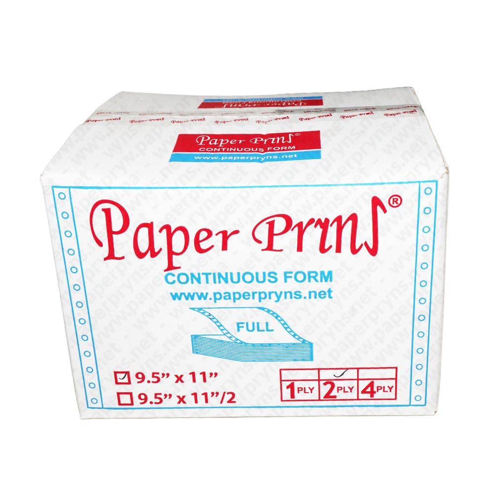 Paperpryns Continuous Form Full NCR 9,5″ × 11″ 2 PLY Utuh