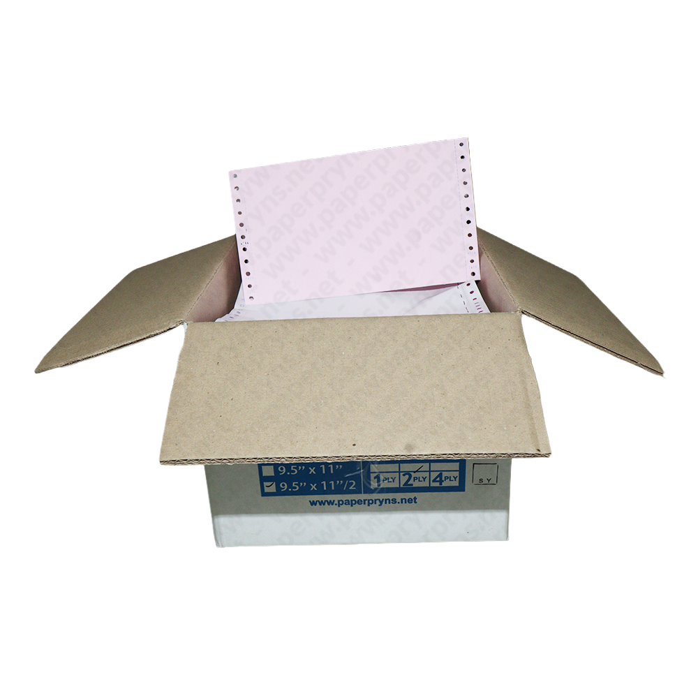 Paperpryns Continuous Form Full NCR 9,5″ × 11″ 2 PLY Bagi 2 — detail