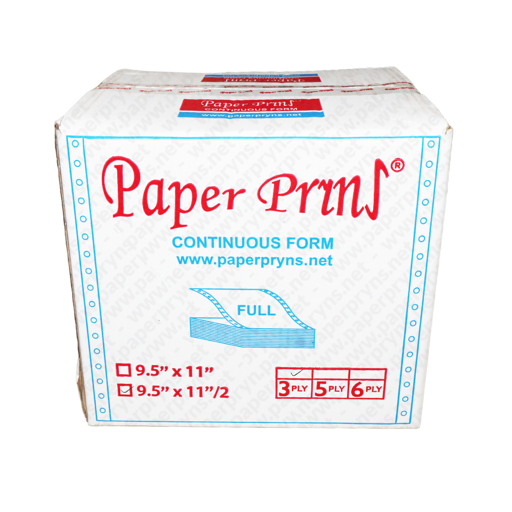Paperpryns Continuous Form Full NCR 9,5″ × 11″ 3 PLY Bagi 2