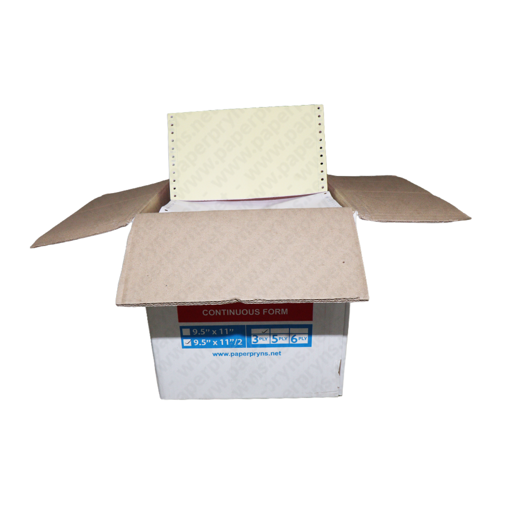 Paperpryns Continuous Form Full NCR 9,5″ × 11″ 3 PLY Bagi 2 — detail