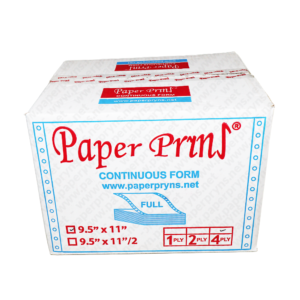 Paperpryns Continuous Form Full NCR 9,5 x 11 4 PLY Utuh tampak depan
