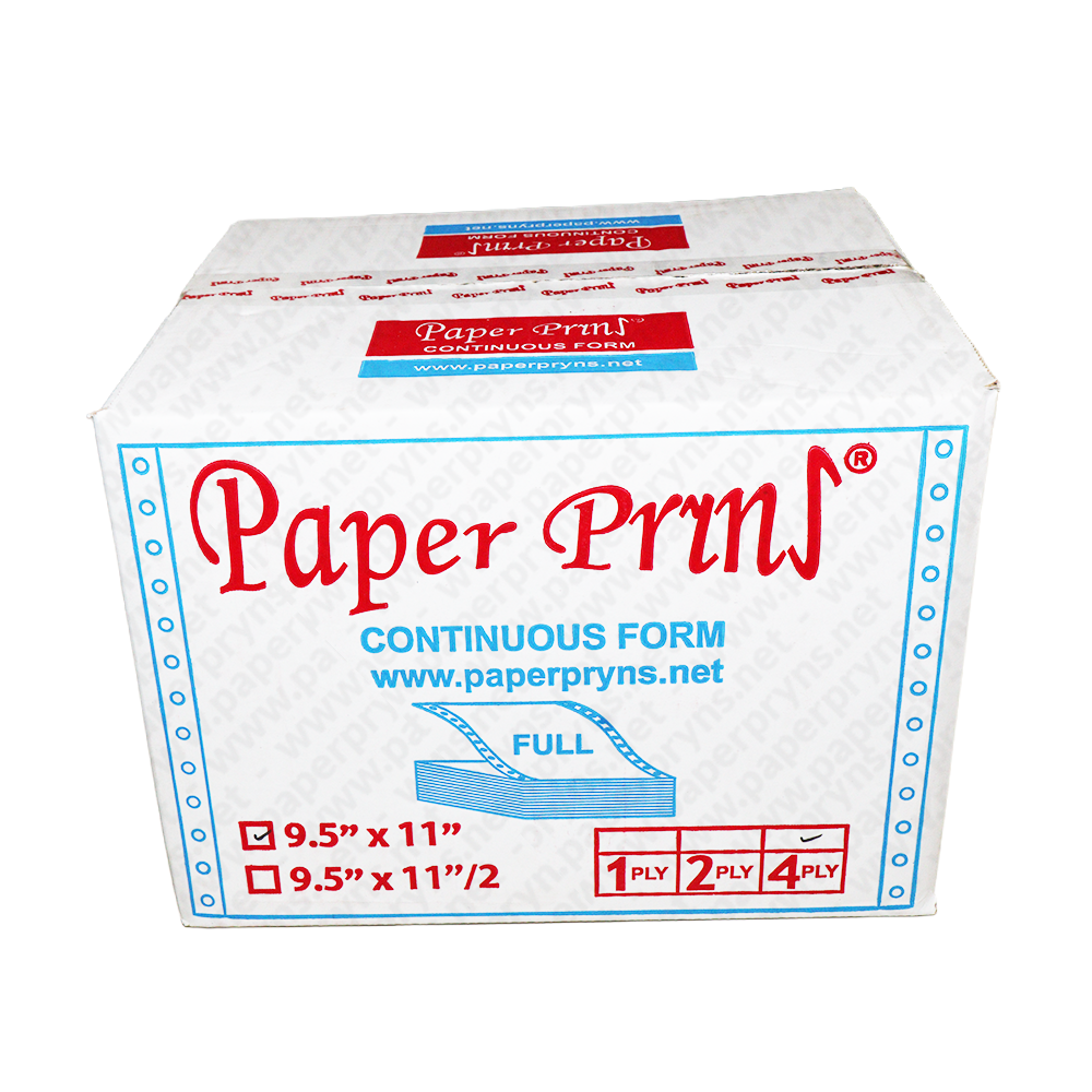 Paperpryns Continuous Form Full NCR 9,5″ × 11″ 4 PLY Utuh