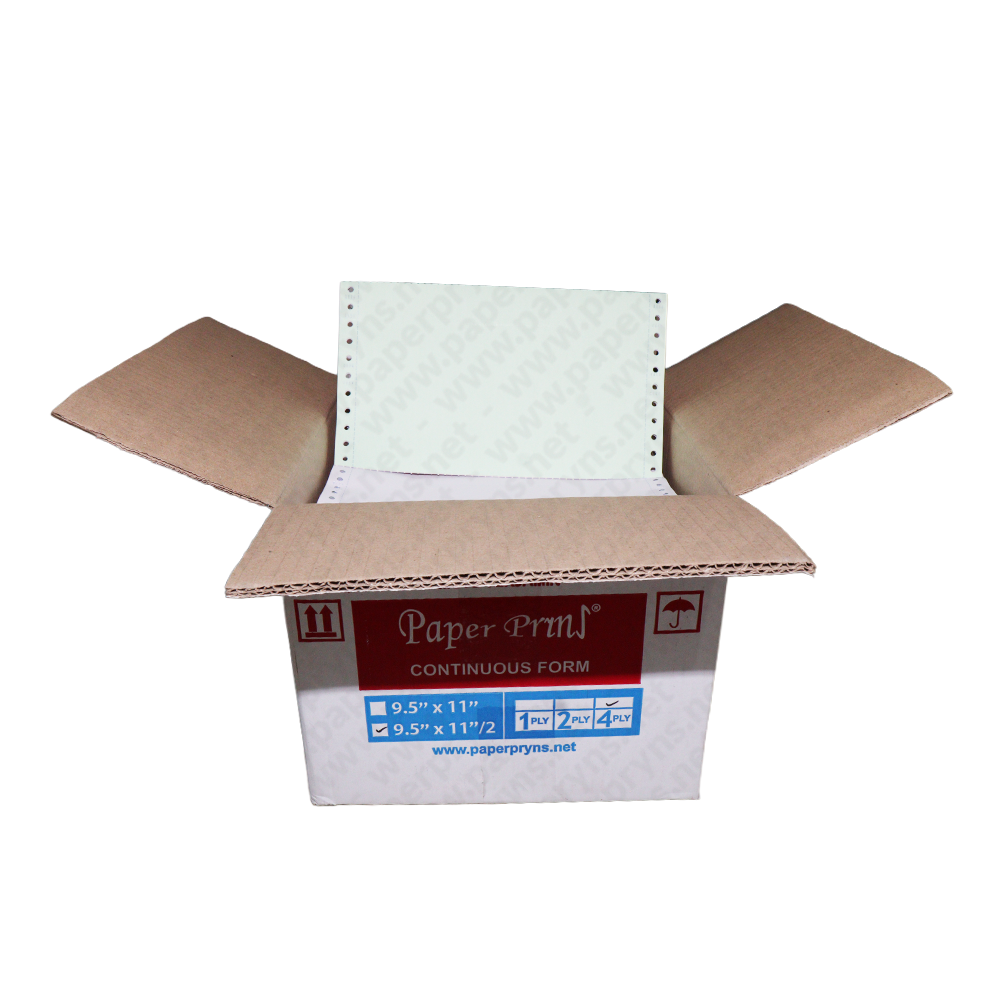 Paperpryns Continuous Form Full NCR 9,5″ × 11″ 4 PLY Bagi 2 — detail