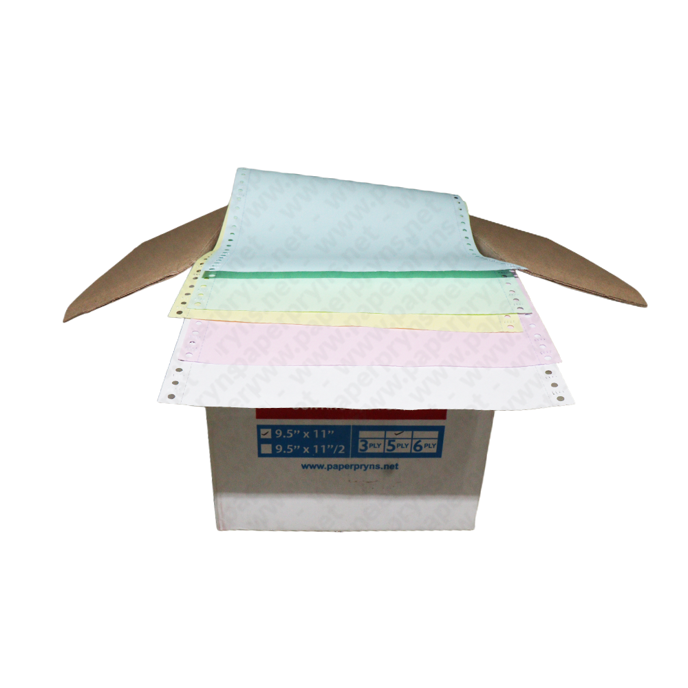 Paperpryns Continuous Form Full NCR 9,5″ × 11″ 5 PLY Utuh — detail