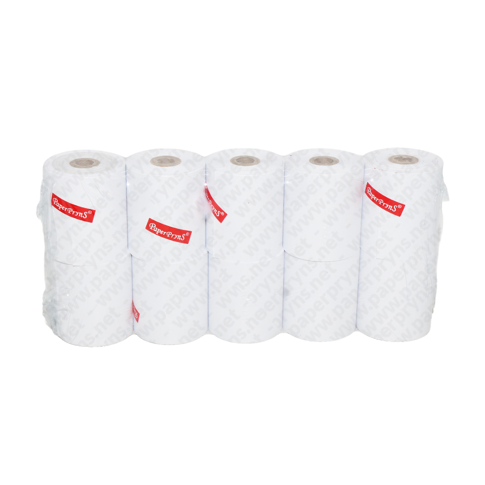 Paperpryns Register Roll HVS 68mm × 65mm 1 PLY — detail
