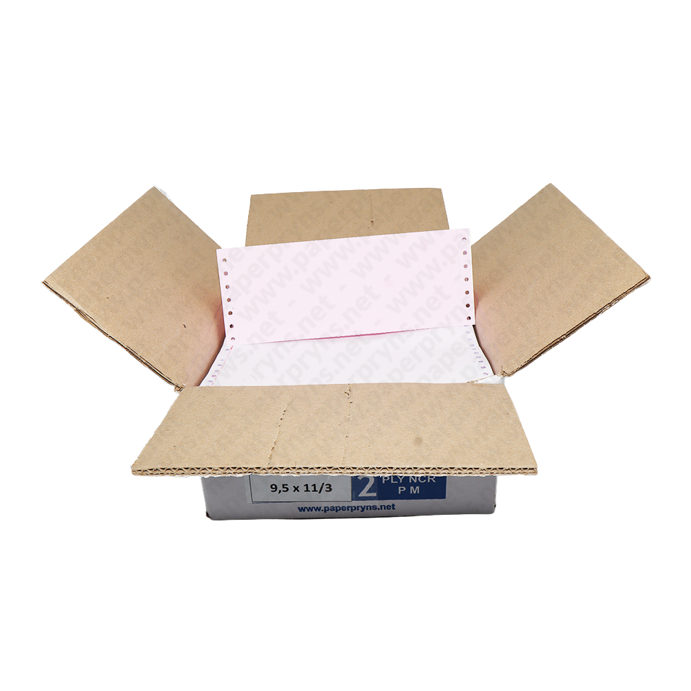 Paperpryns Continuous Form NCR 9,5″ × 11″ 2 PLY Bagi 3 — detail