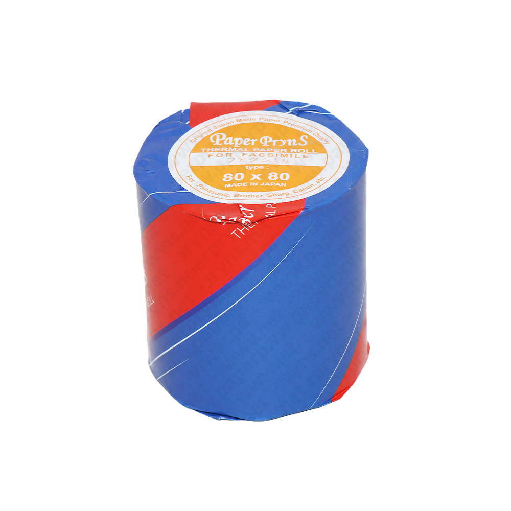 Paperpryns Thermal Roll 80mm × 80mm Lite Orange Label