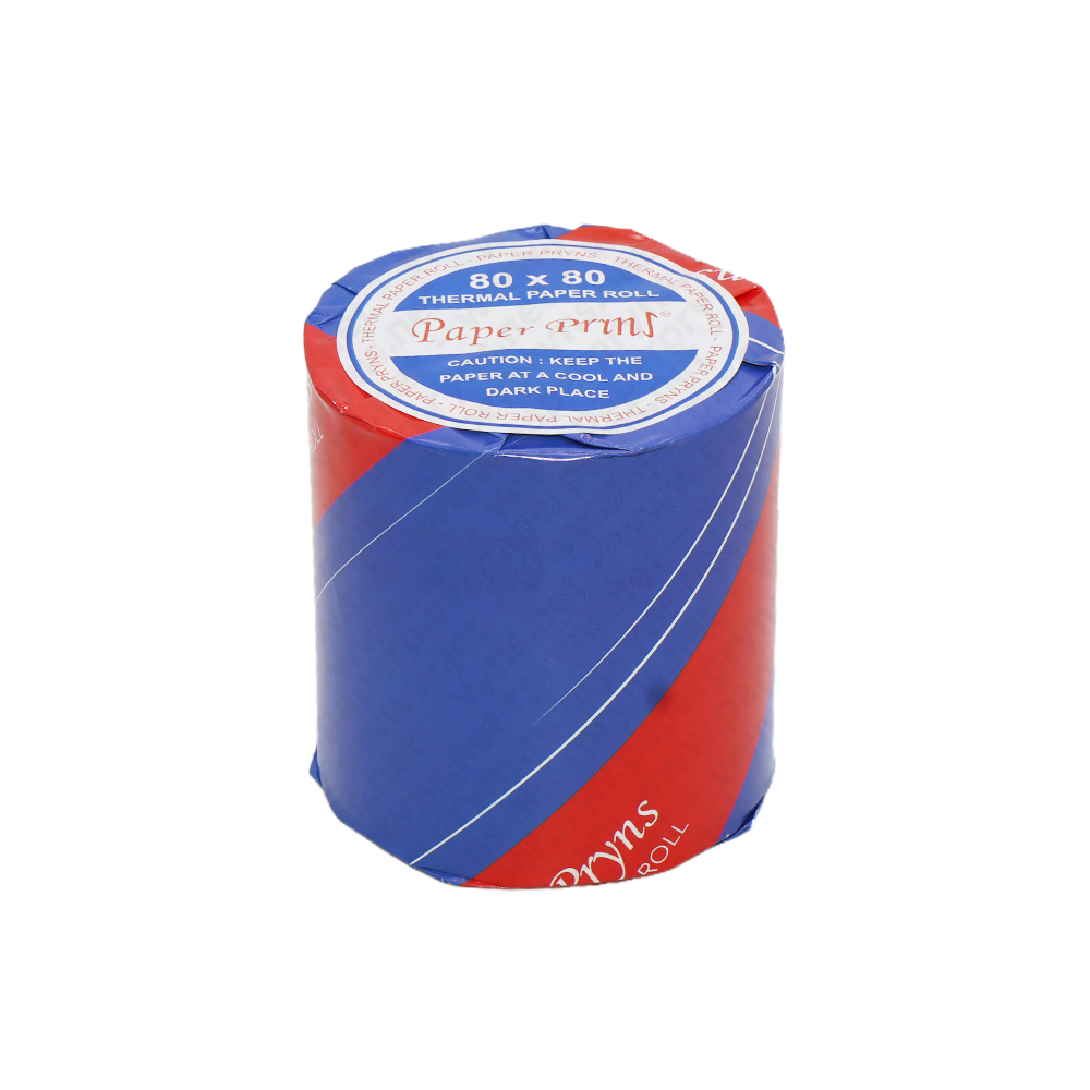 Paperpryns Thermal Roll 80mm × 80mm Standard Blue Label