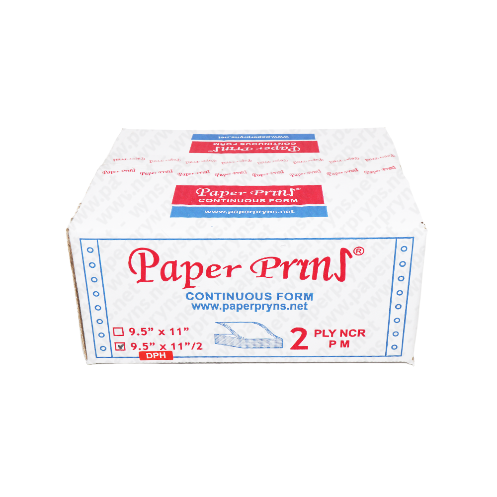 Paperpryns Continuous Form NCR DPH 9,5″ × 11″ 2 PLY Bagi 4