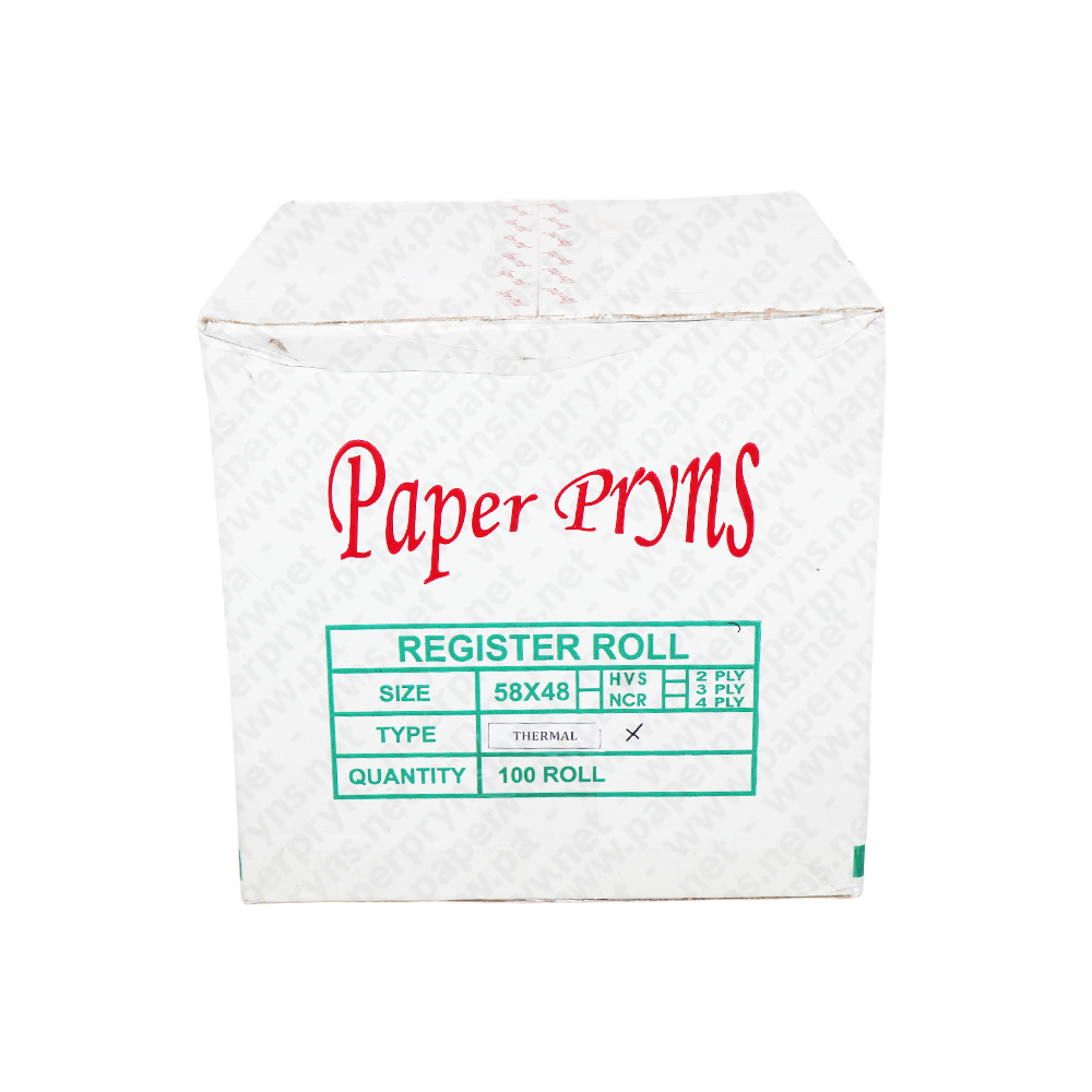 Paperpryns Thermal Roll 58mm × 48mm — detail