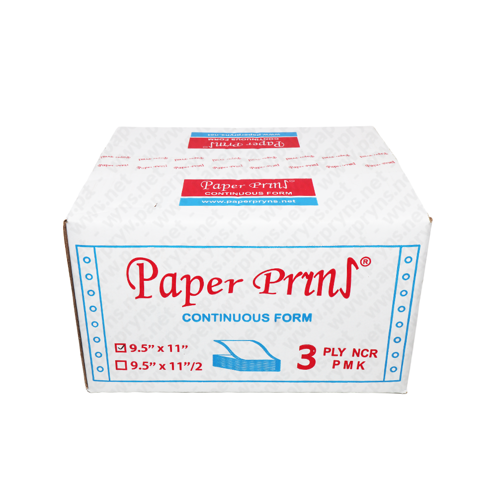 Paperpryns Continuous Form NCR 9,5″ × 11″ 3 PLY Utuh
