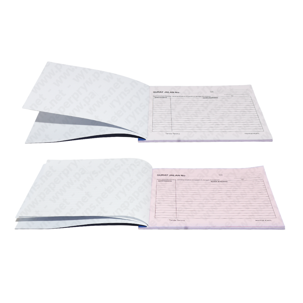 Paperpryns Buku Surat Jalan 2 PLY 160mm × 210mm (1/2 Folio) — detail