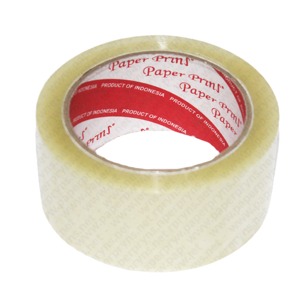 Paperpryns Packaging Tape Lakban Bening 48mm (2 Inch) × 90 Yard — detail