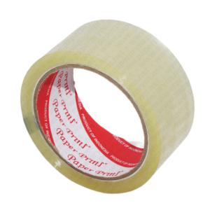 Paperpryns Packaging Tape Lakban Bening 45mm x 70 Yard tampak depan
