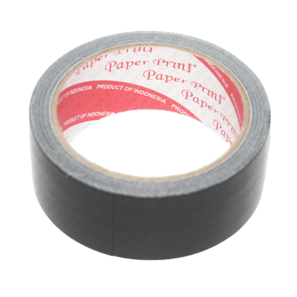Paperpryns Linen Tape Lakban Kain Hitam 36mm (1 1/2 Inch) × 10 Metre — detail