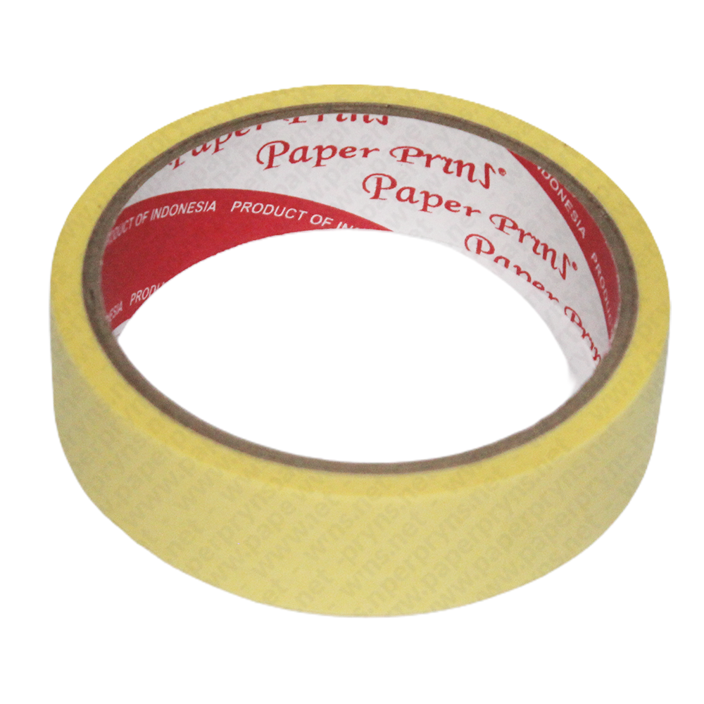 Paperpryns Masking Tape Lakban Kertas 24mm (1 Inch) × 12 Metre — detail
