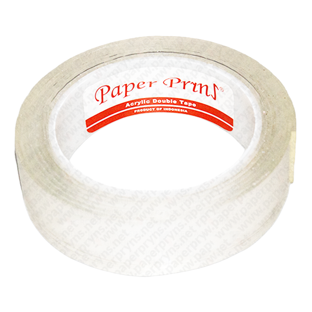 Paperpryns Double Tape Nano Acrylic Bening 30mm × 2 Metre — detail