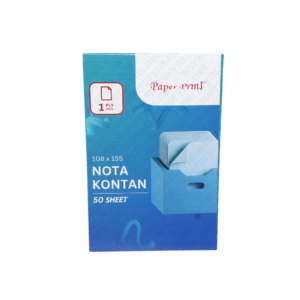Paperpryns Buku Nota Kontan 1 PLY 108mm x 155mm tampak depan